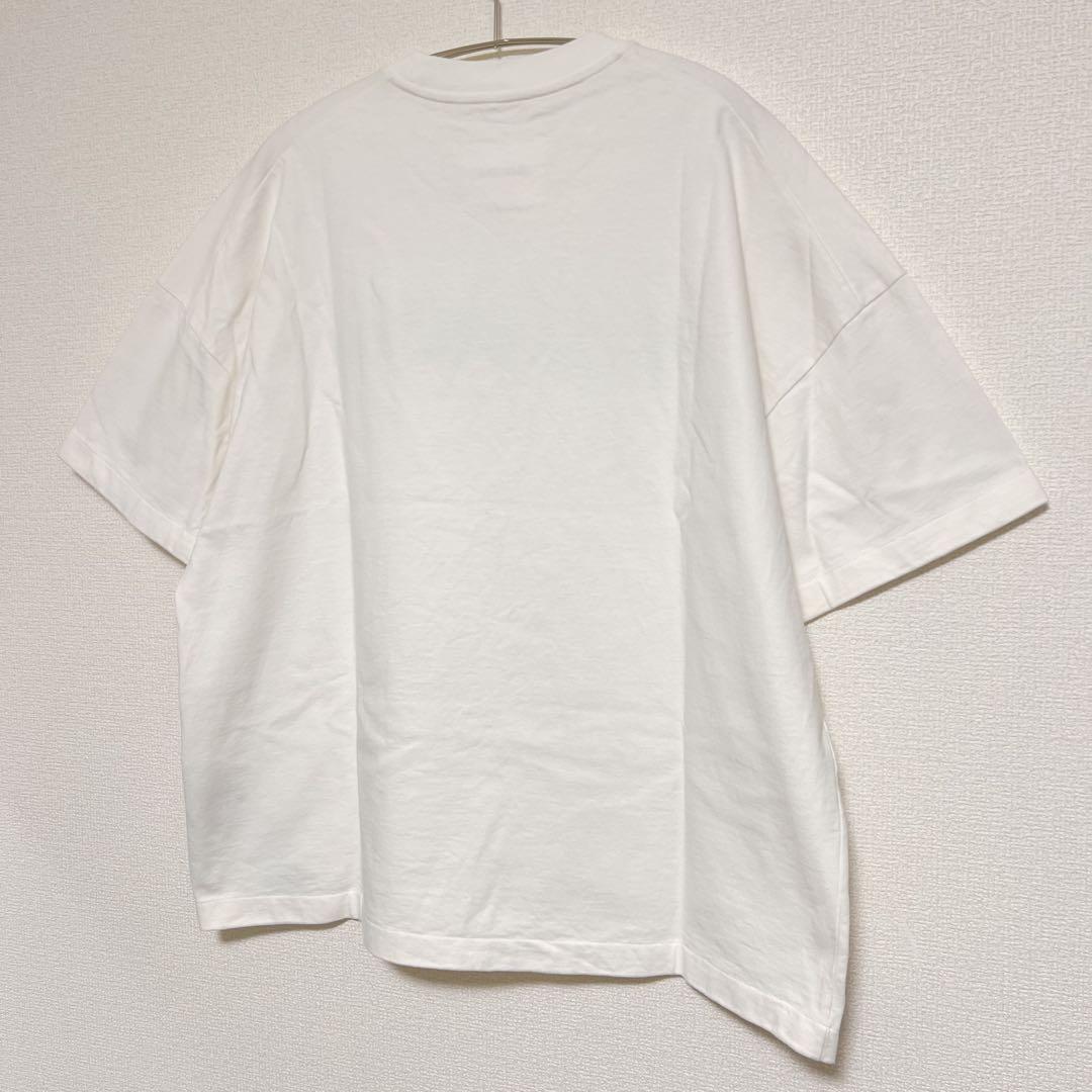 JIL SANDER ジルサンダー　半袖　Tシャツ　ホワイト　ロゴ