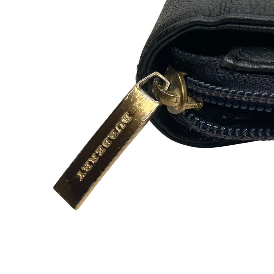 バーバリー　トートバッグ　レザー　ビジネス　肩掛け　A4　ブラック　ノバチェック