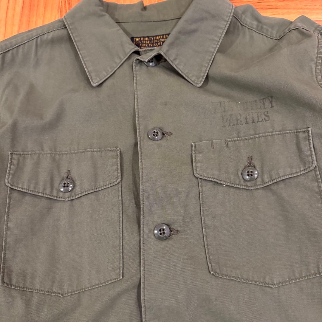 WACKO MARIA ワコマリア タイガー刺繍ミリタリーシャツ 天国東京