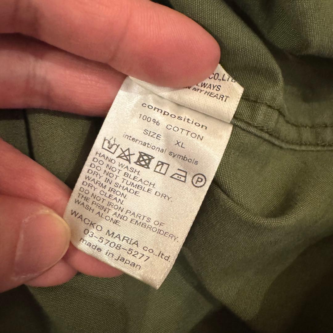 WACKO MARIA ワコマリア タイガー刺繍ミリタリーシャツ 天国東京