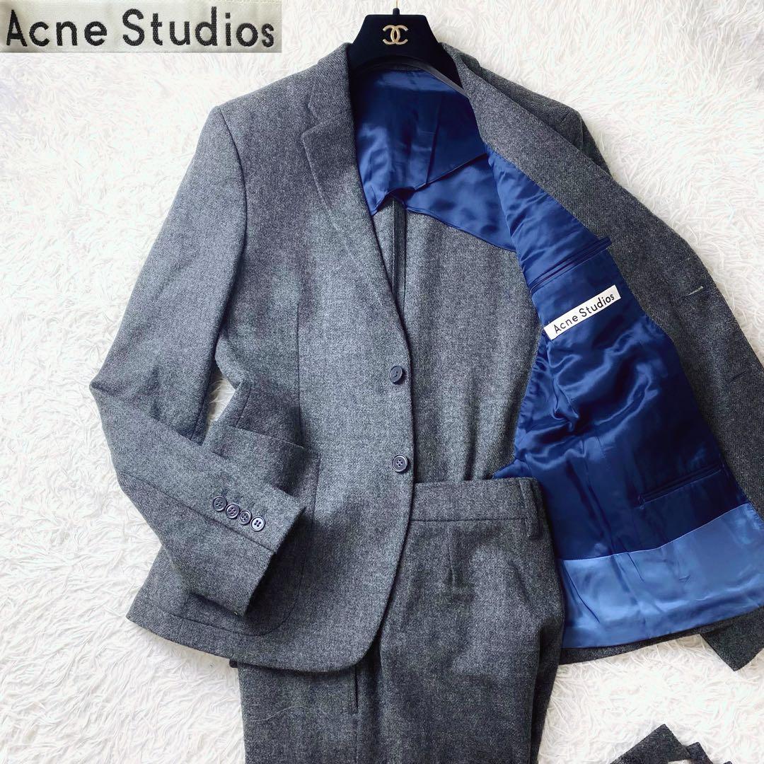 値下げ中11未使用級 アクネストゥディオス パンツスーツ セットアップ 14AW