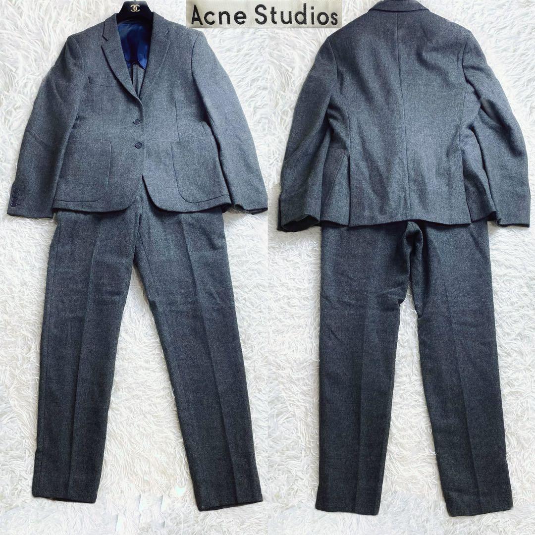 値下げ中11未使用級 アクネストゥディオス パンツスーツ セットアップ 14AW