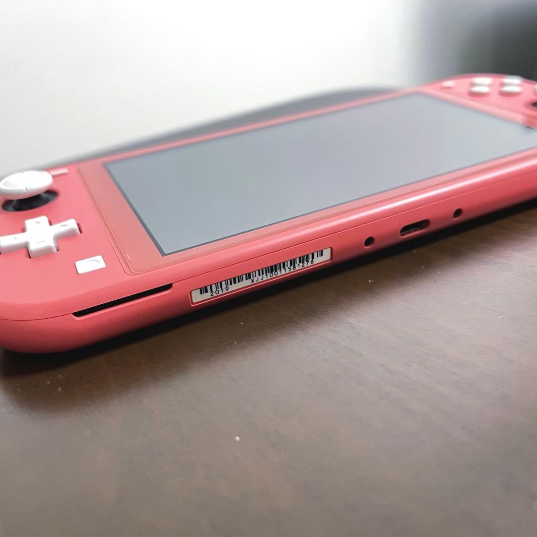 Nintendo Switch Lite コーラル　充電器　ケース　セット