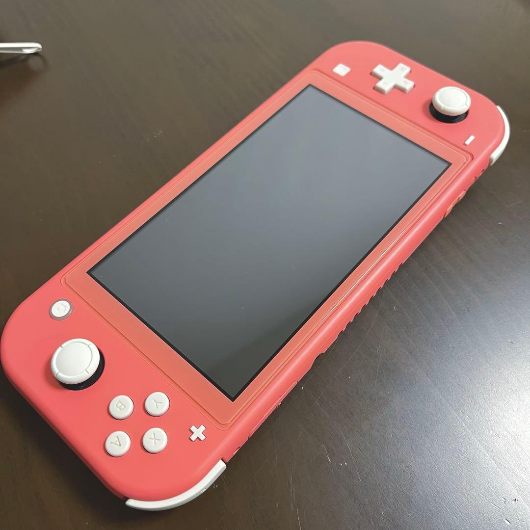 Nintendo Switch Lite コーラル　充電器　ケース　セット