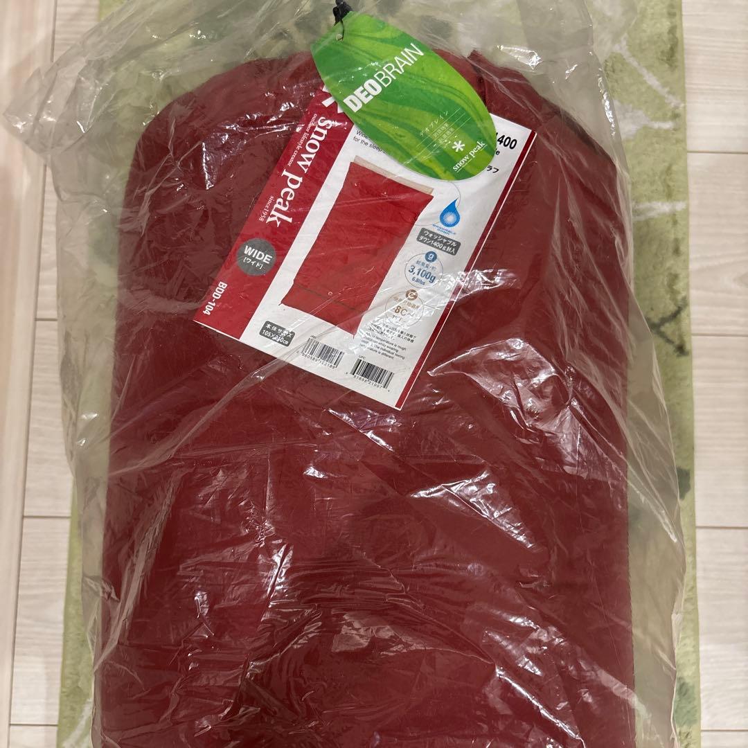 スノーピーク寝袋 セパレートオフトンワイド BDD-104 キャンプ アウトドア