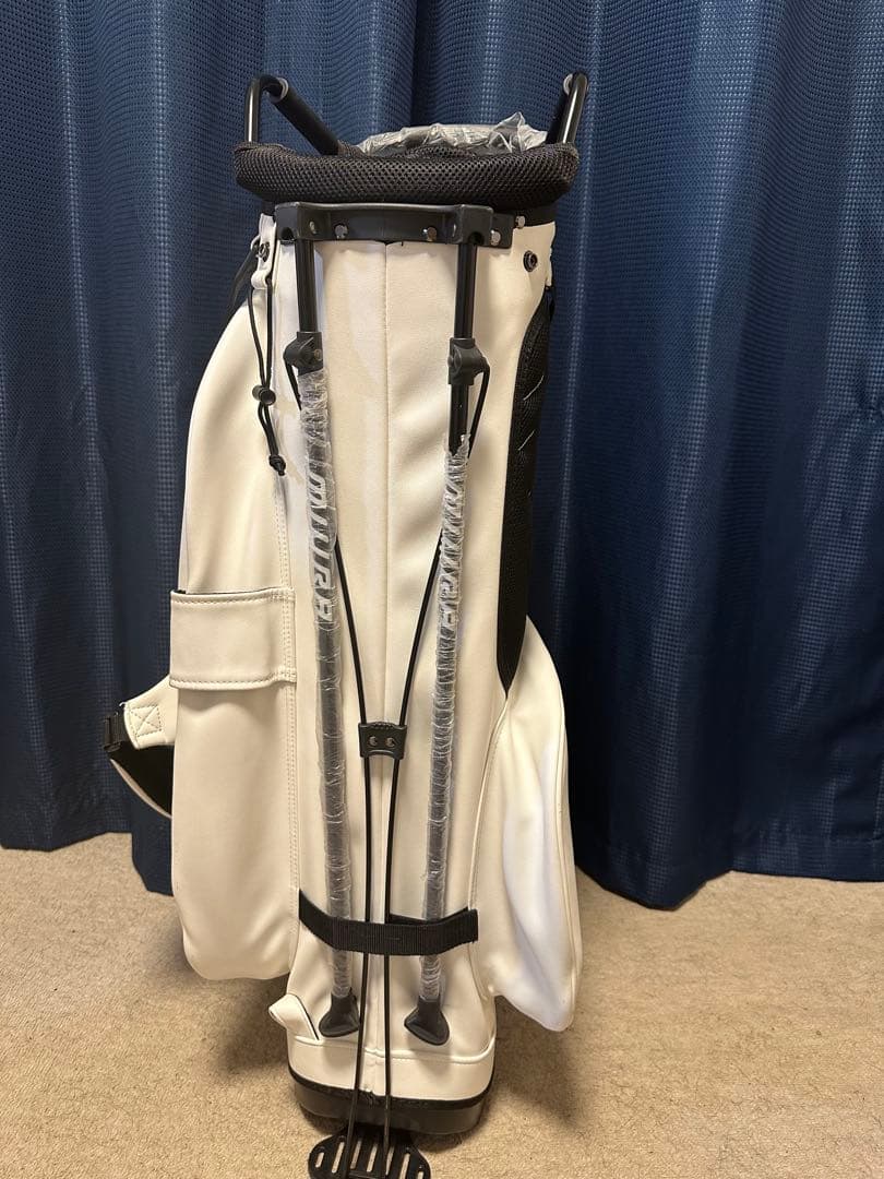 値下げ！三浦技研　キャディバッグ　ホワイト