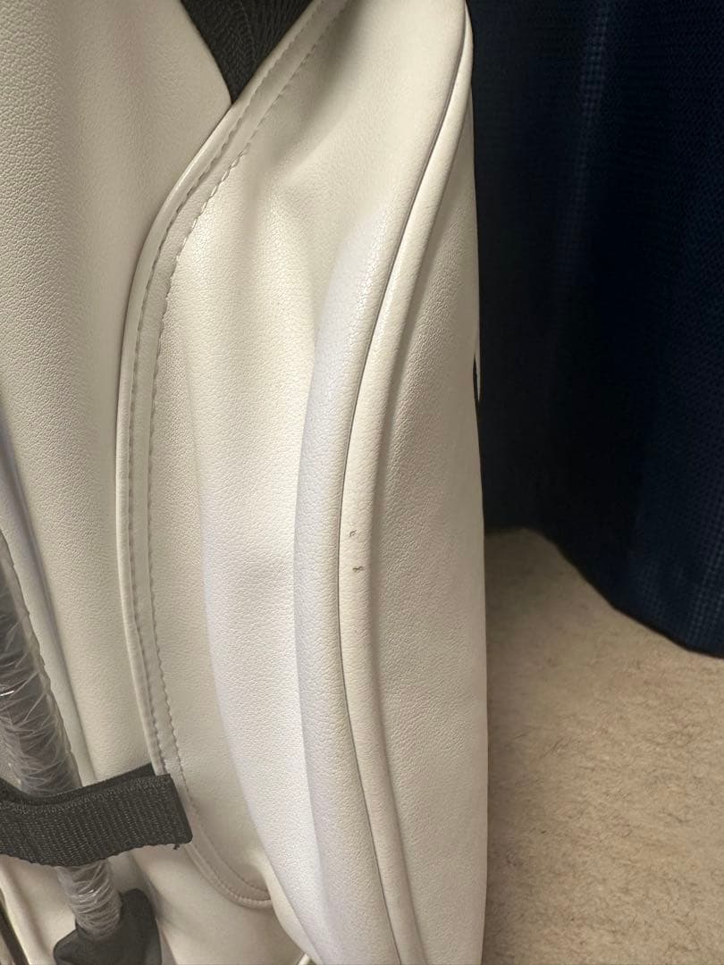 値下げ！三浦技研　キャディバッグ　ホワイト