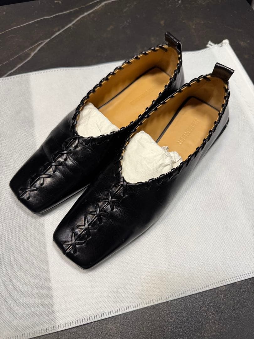 JIL SANDER ジルサンダー バレエ リングシューズ 35.5黒