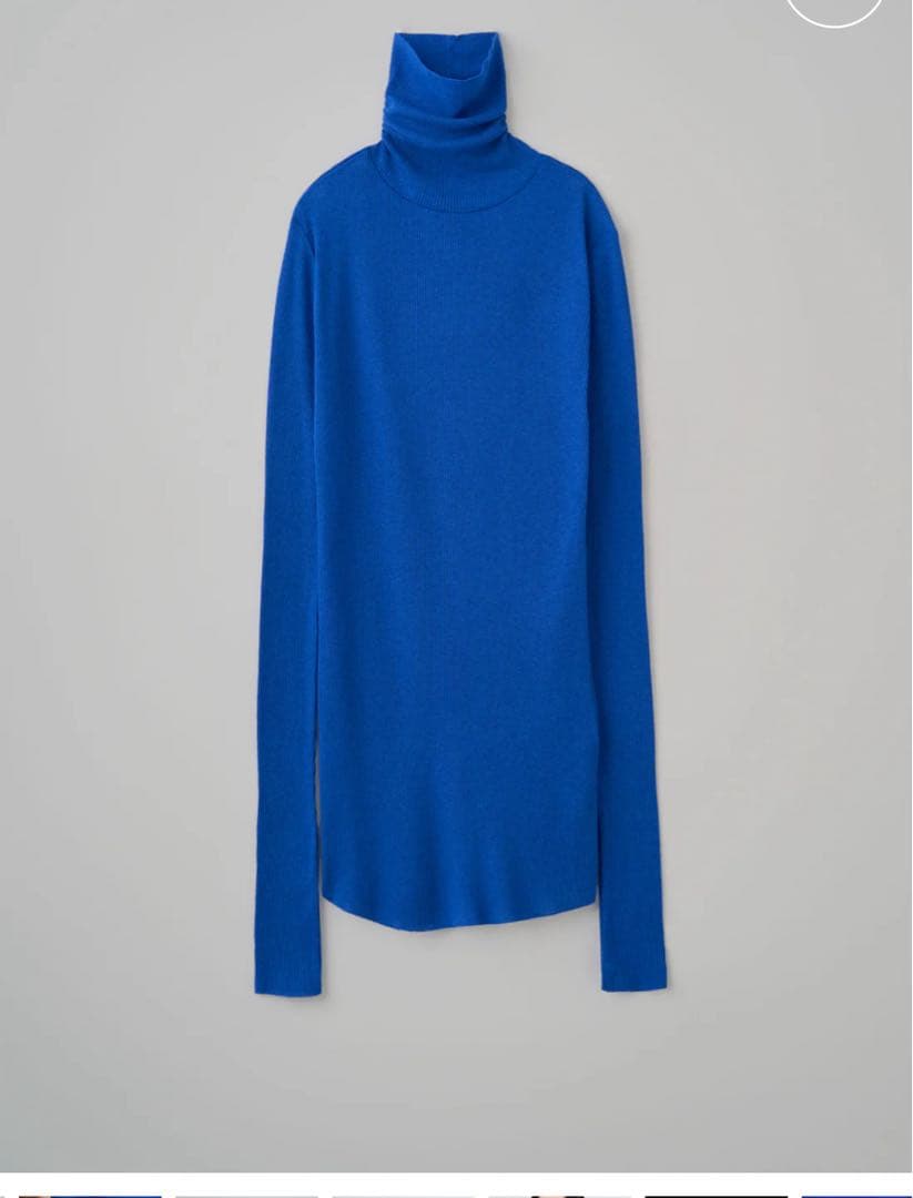 soeju 青 カシミヤ入タートルネック 長袖トップス L 未開封