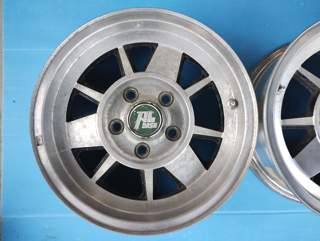 希少 5穴 114.3 14インチ RIKEN ALDASH 中古品 エンケイ