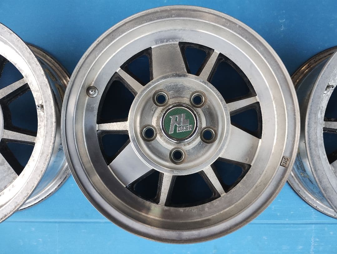 希少 5穴 114.3 14インチ RIKEN ALDASH 中古品 エンケイ