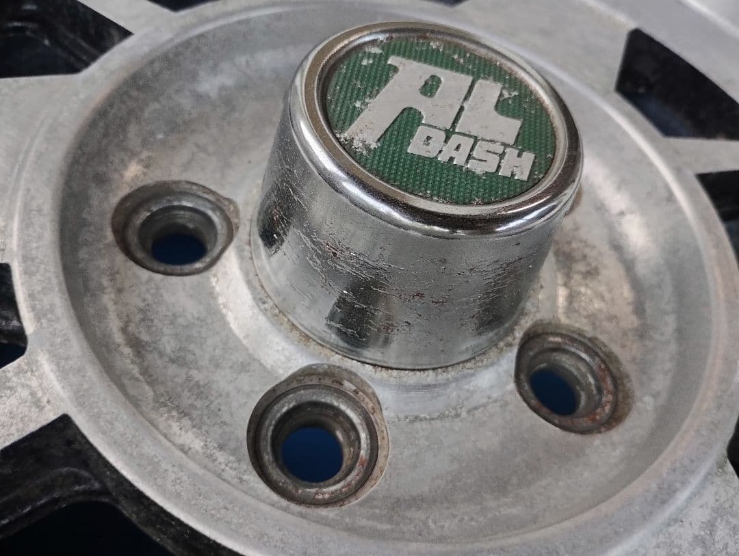 希少 5穴 114.3 14インチ RIKEN ALDASH 中古品 エンケイ