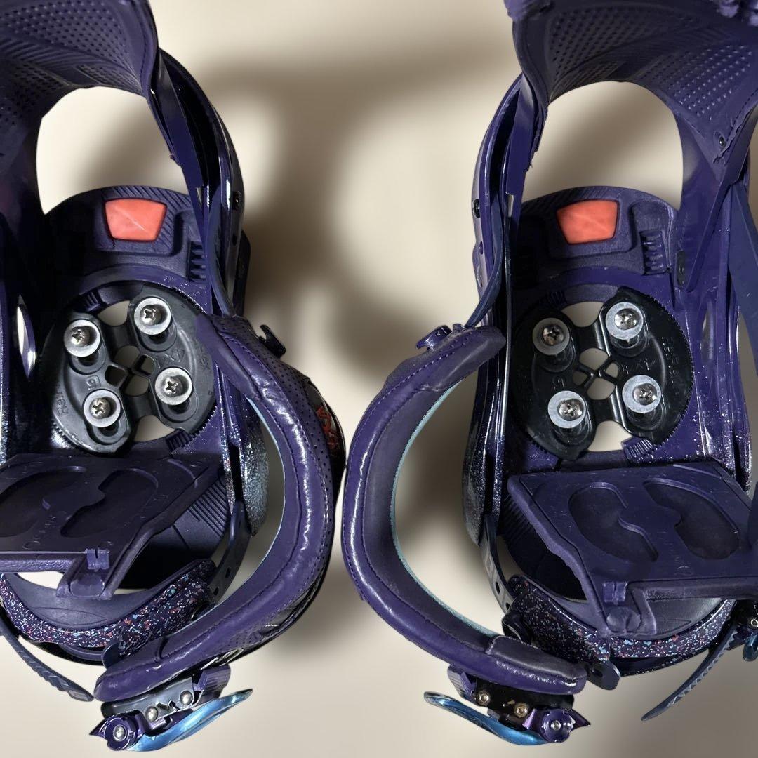 BURTONビンディングLEXA Purple SpeckカラーMサイズ