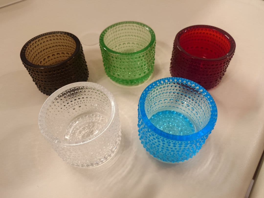 イッタラ　カステヘルミ　キャンドルホルダー　5個セット