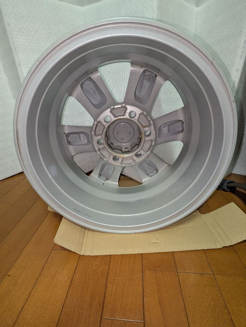 【aaaaa①】トヨタ 17インチ シルバー ホイール
