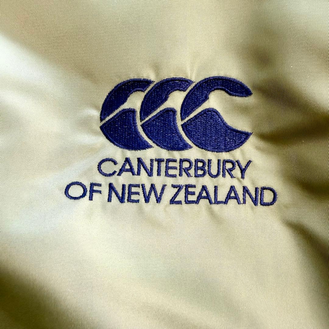 カンタベリー MA-1 ジャケット L カーキ 中綿 刺繍ロゴ