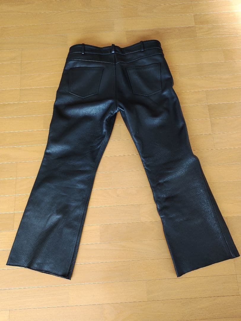 本革パンツ　DEGNER 　ブーツカット　革ズボン