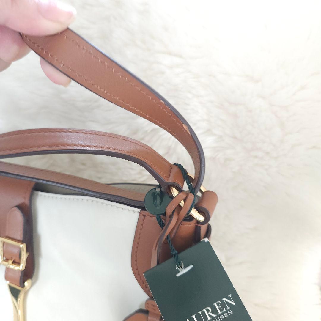未使用タグ付きLAUREN RALPH LAUREN2WAYショルダーバッグ