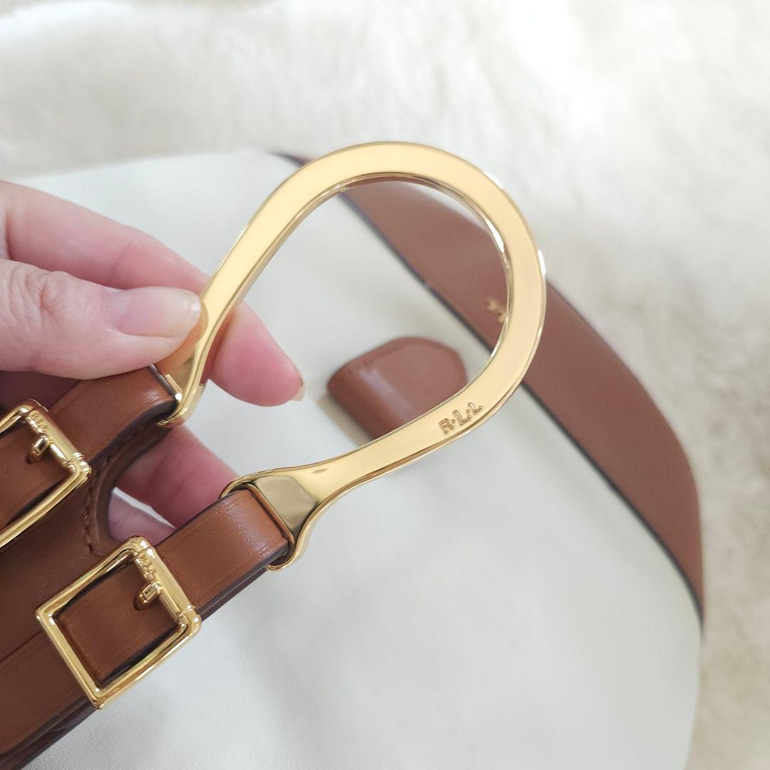 未使用タグ付きLAUREN RALPH LAUREN2WAYショルダーバッグ