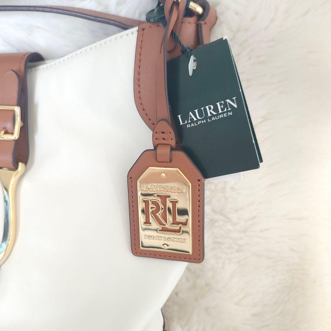 未使用タグ付きLAUREN RALPH LAUREN2WAYショルダーバッグ