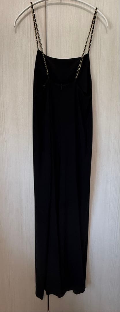 ドゥーズィエムクラス　チェーンジャンプスーツ　黒　38