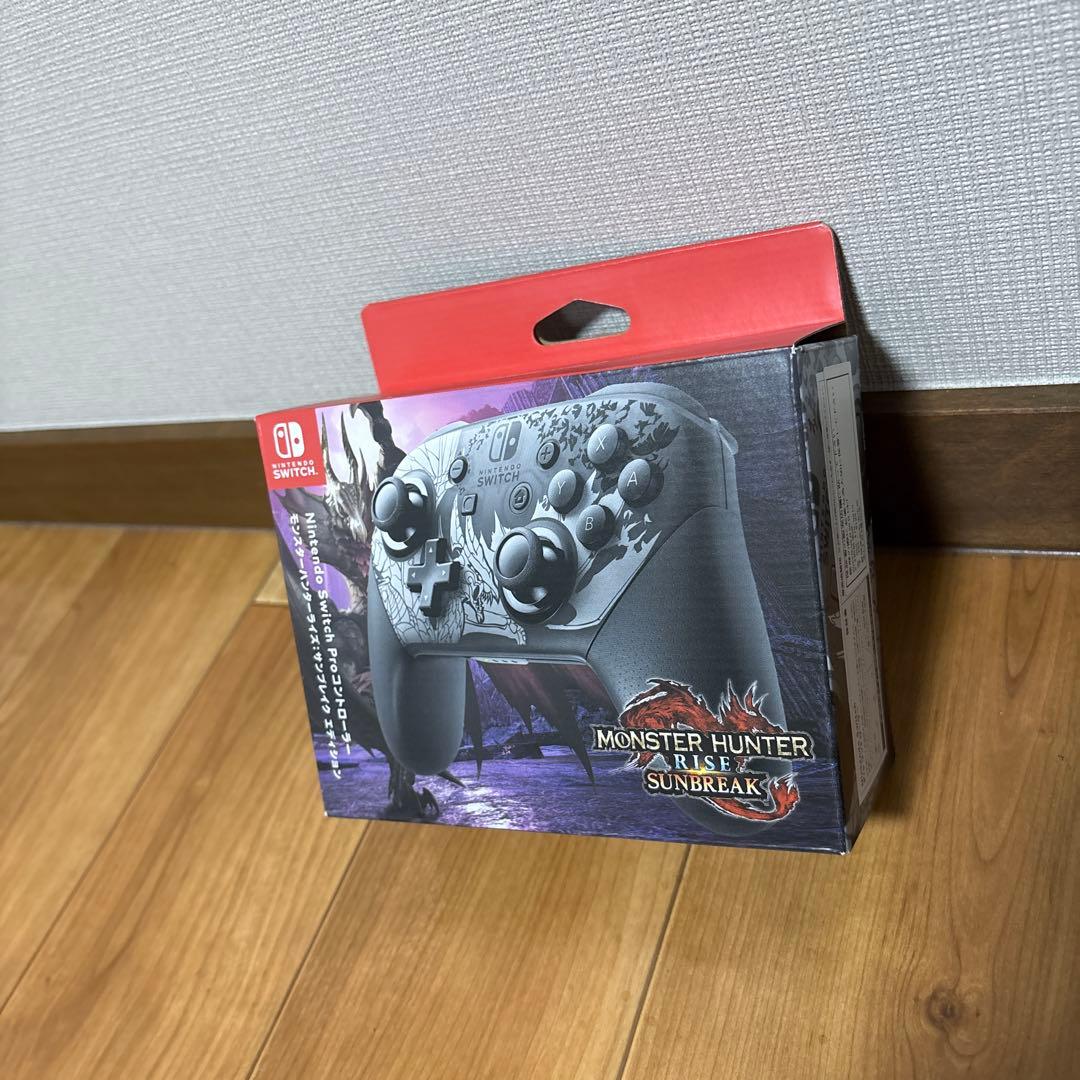 Nintendo Switch Proコントローラー モンスターハンターライズ…