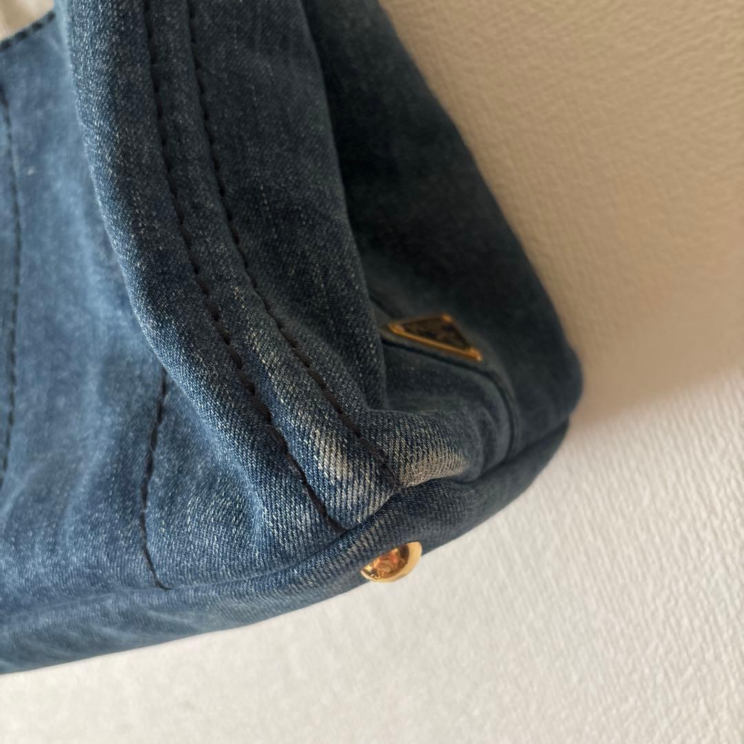 プラダ　PRADA カパナ　デニム トートバッグ　正規品