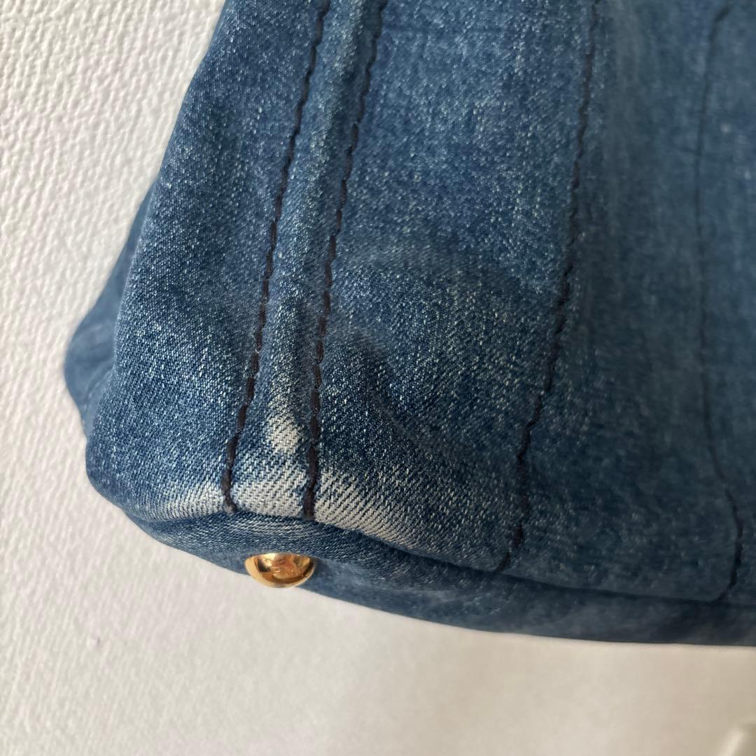 プラダ　PRADA カパナ　デニム トートバッグ　正規品