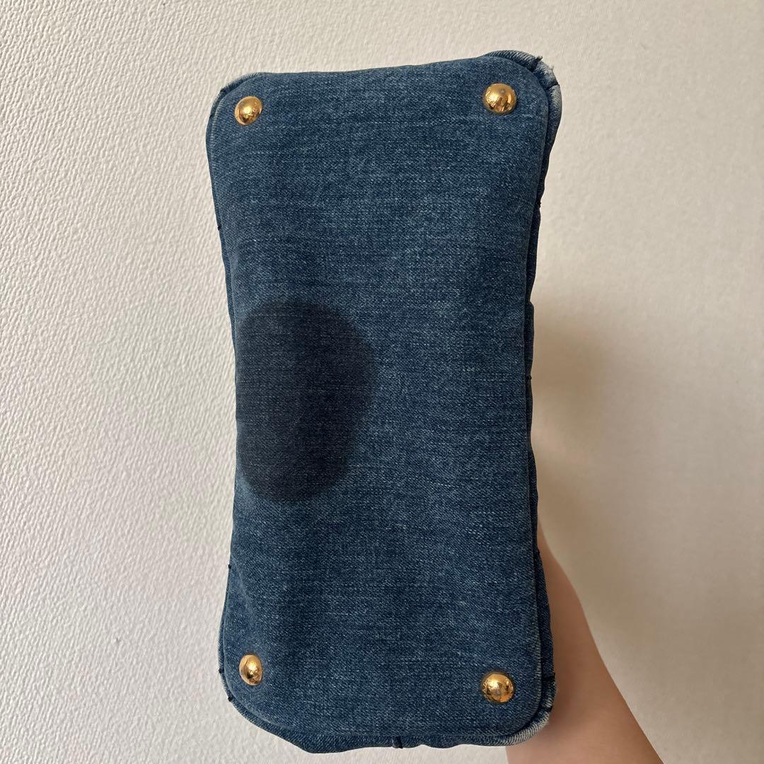 プラダ　PRADA カパナ　デニム トートバッグ　正規品