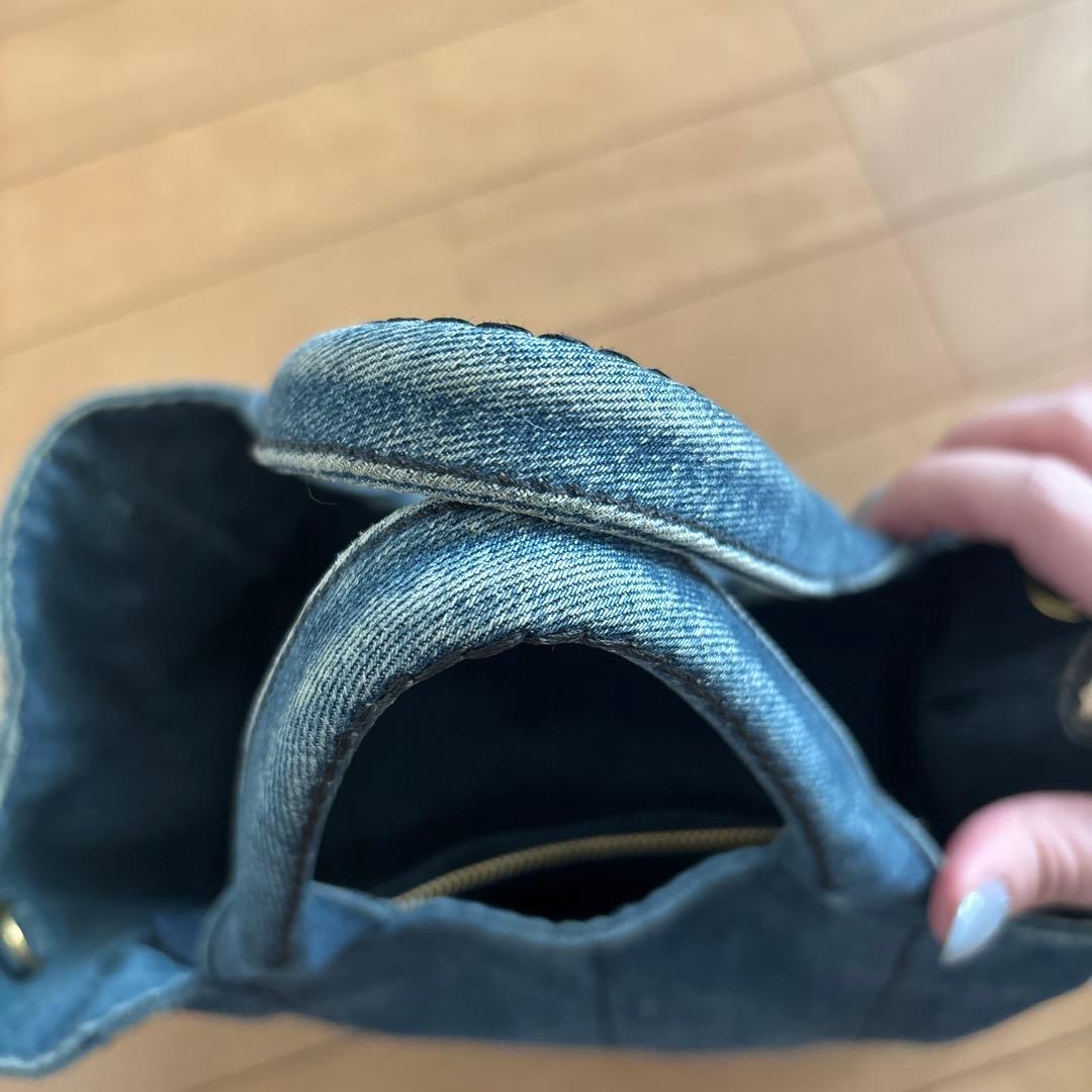 プラダ　PRADA カパナ　デニム トートバッグ　正規品
