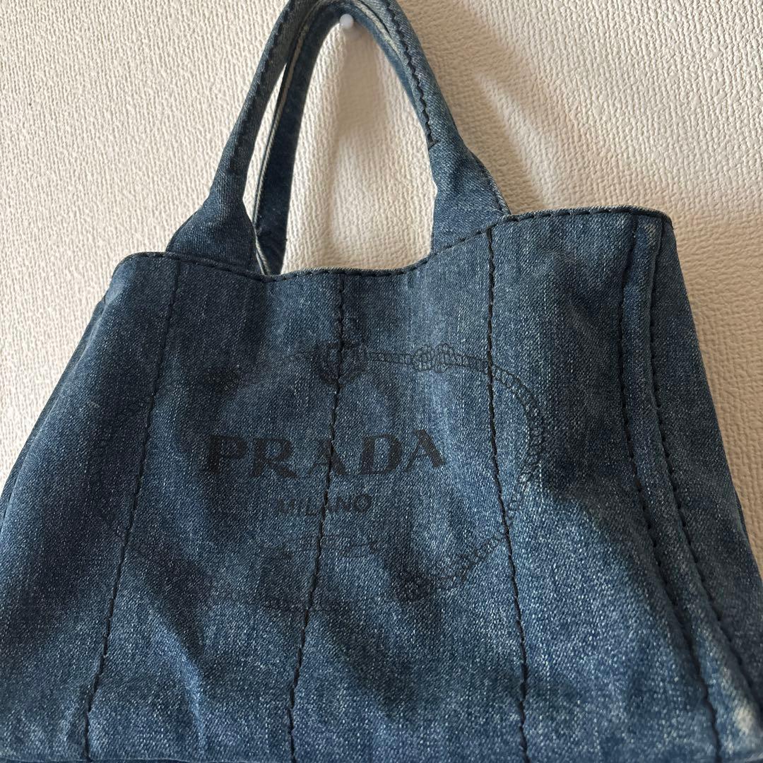 プラダ　PRADA カパナ　デニム トートバッグ　正規品