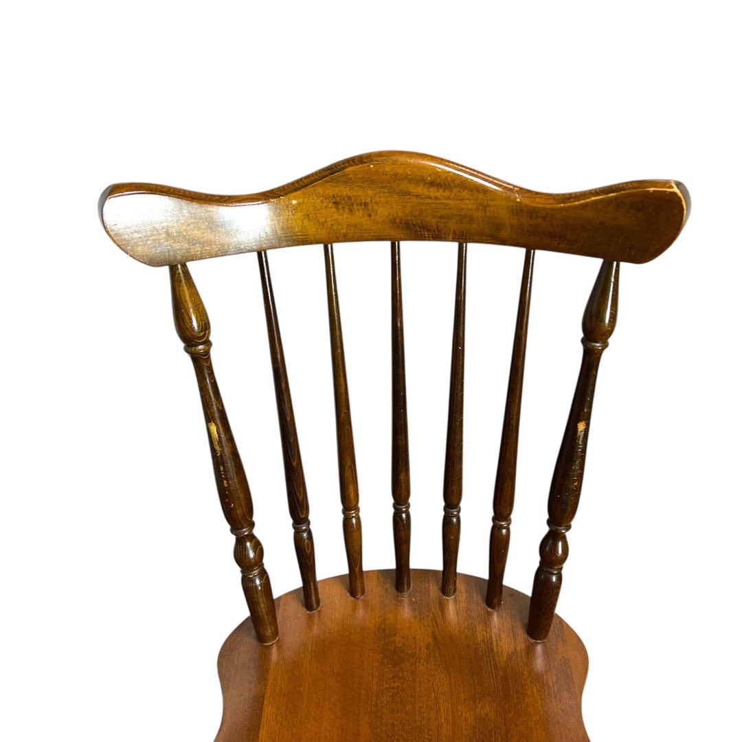 【ヴィンテージ】柏木工　ウィンザーチェア　飛弾の家具　③