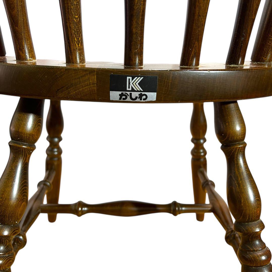 【ヴィンテージ】柏木工　ウィンザーチェア　飛弾の家具　③