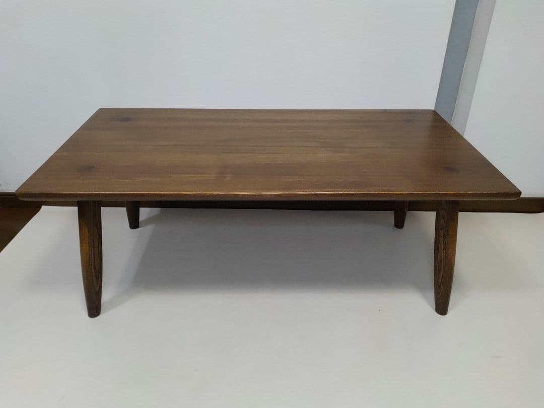 木目が美しい ナガノインテリア テーブル センターテーブル 天然木 ローテーブル