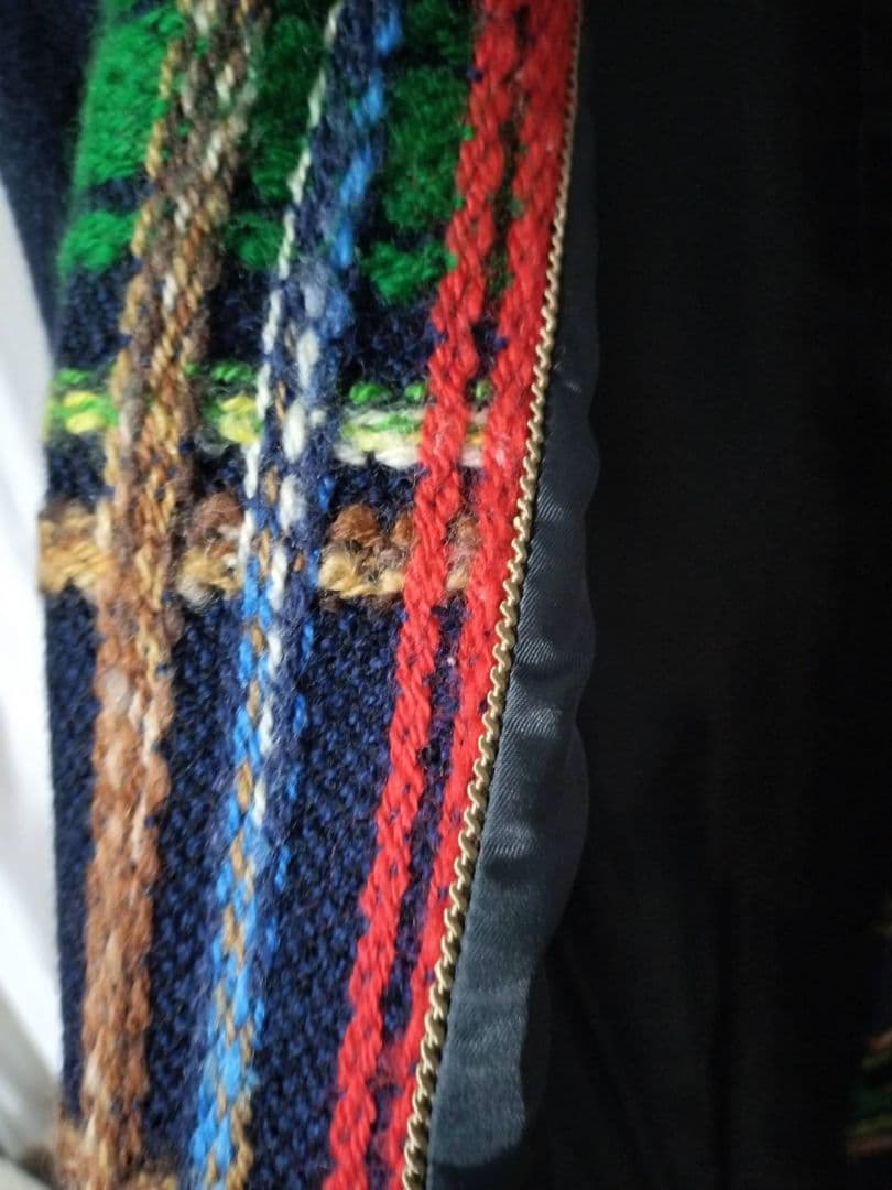 チェック柄 チェスターコート ネイビー　ロイスクレヨン