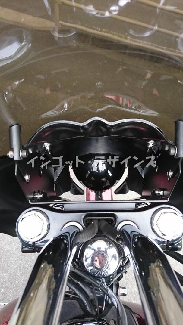 T-SPORT フェアリング用 15インチレンズ スモークシールド ブッシュ付き