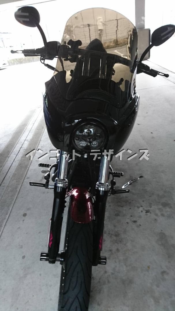 T-SPORT フェアリング用 15インチレンズ スモークシールド ブッシュ付き