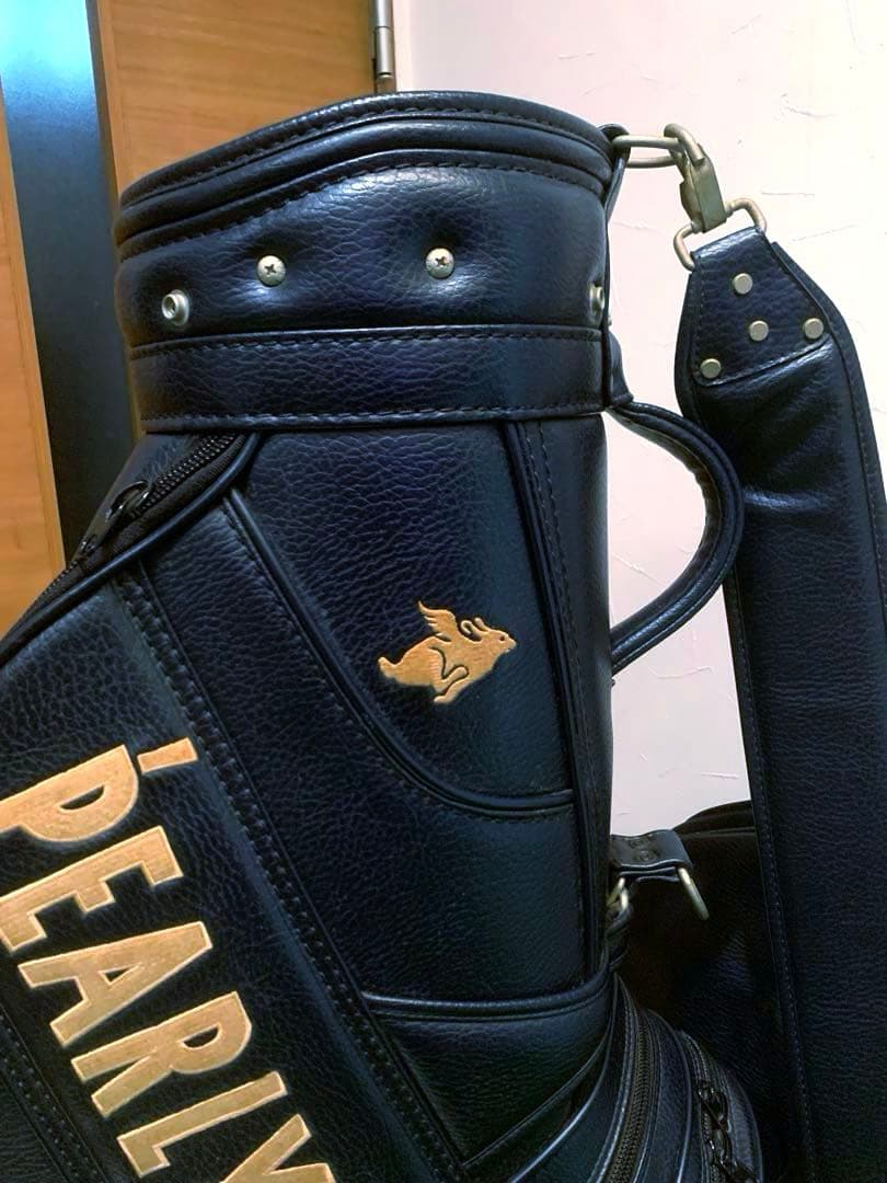 正規品　良品　パーリーゲイツ　キャディバッグ　3点式　ネイビー　ユニセックス