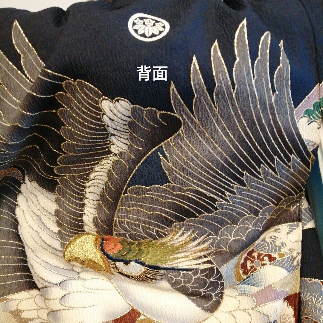 【美品・最終特価！】お宮参り 笹竜胆 グラデーション刺繍