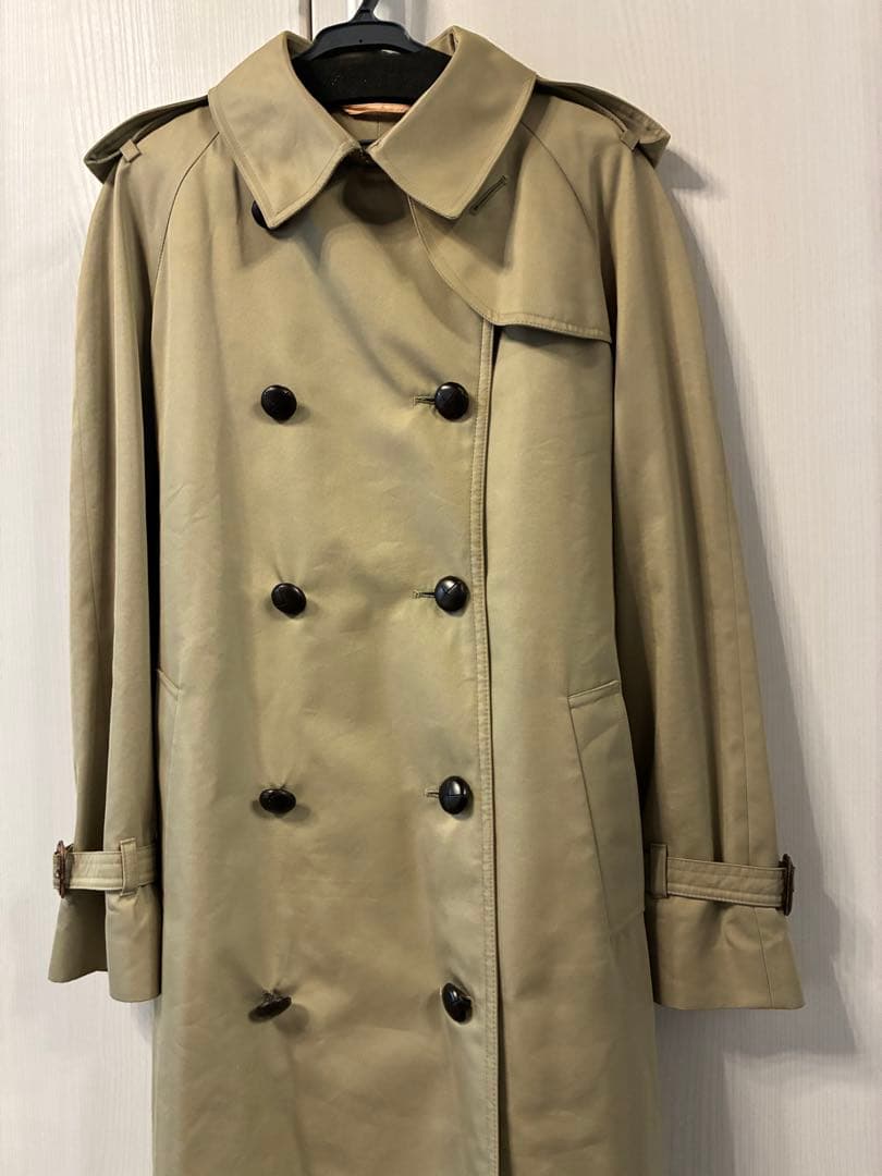 値下げ!美品✨アクアスキュータム Aqua5トレンチコート チェックライナー付き