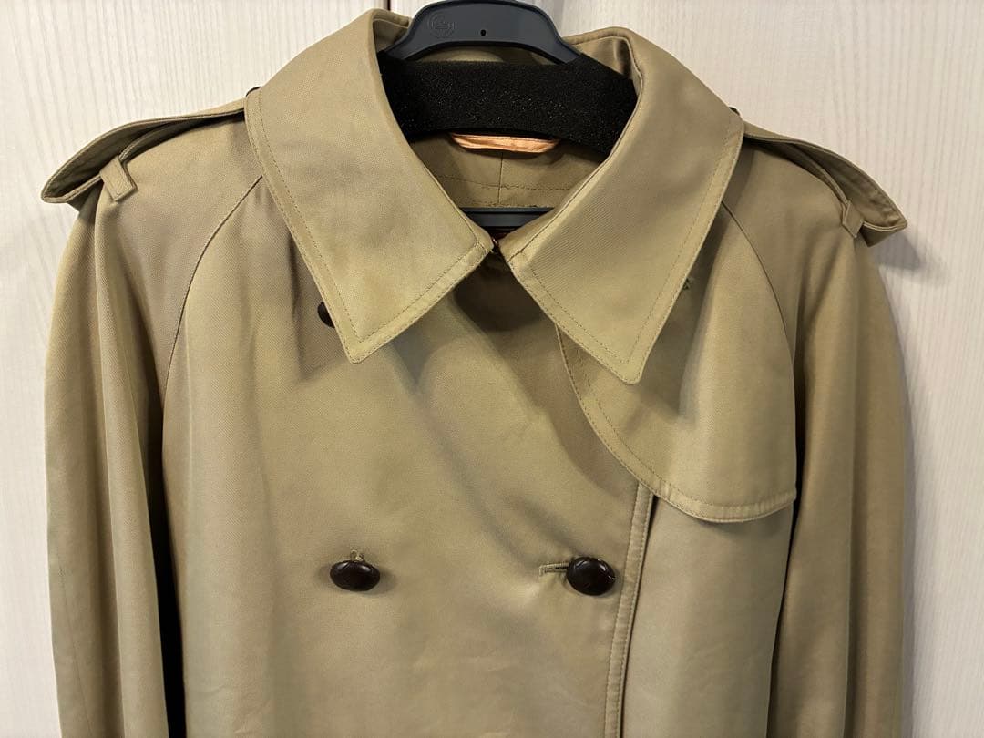 値下げ!美品✨アクアスキュータム Aqua5トレンチコート チェックライナー付き