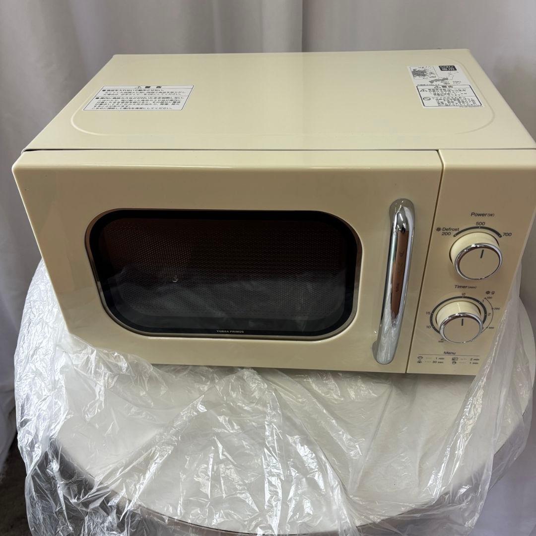 92　未使用展示品　電子レンジ　レトロ　安い　17ℓ　50Hz　送料無料