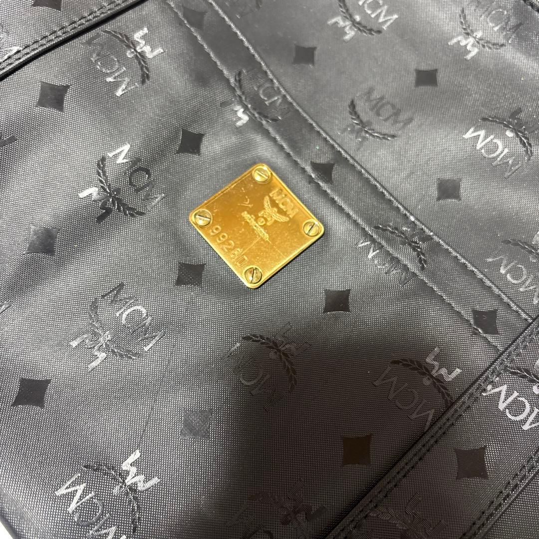 MCM エムシーエム バック ショルダー トート 総柄ロゴ ヴィセトス