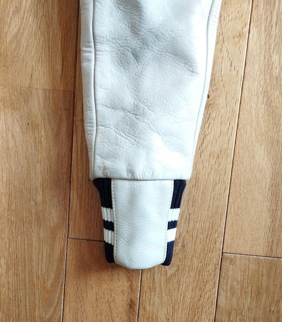 BG49　パープル＆イエロー　　フルデコ・スタジャン　袖・牛皮　レディース・XS