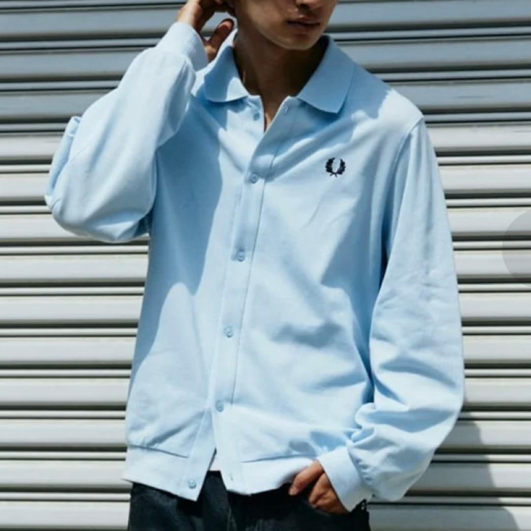 FRED PERRY / フレッドペリー 別注 フル ボタン ピケ ポロシャツ