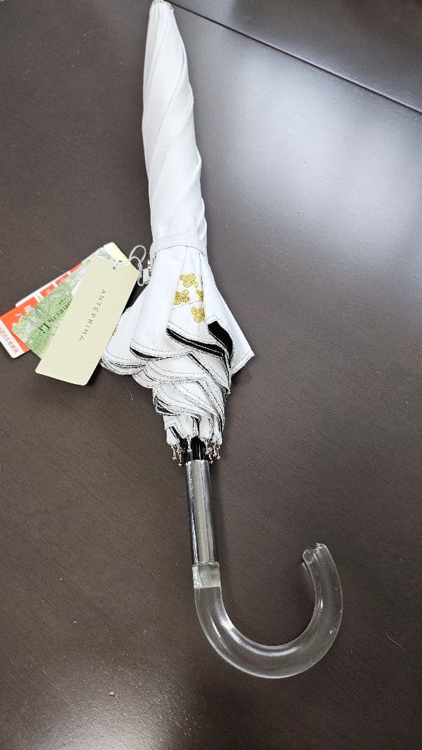 新品タグ付☆アンテプリマ一級遮光サマーシールド刺繍晴雨兼用日傘