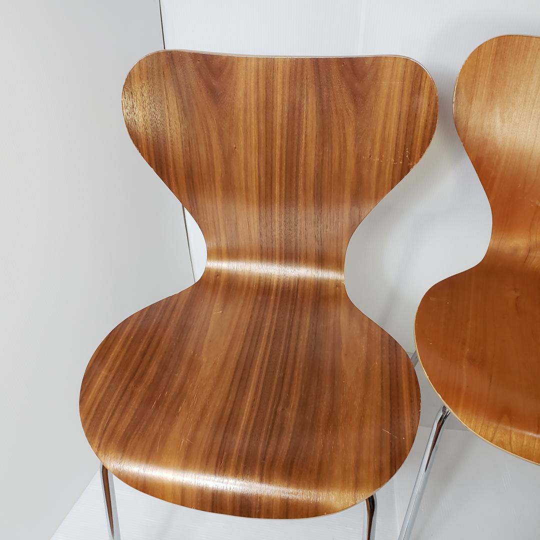 木製　ダイニングチェア　リプロダクト　ヤコブセン　セブンチェア風