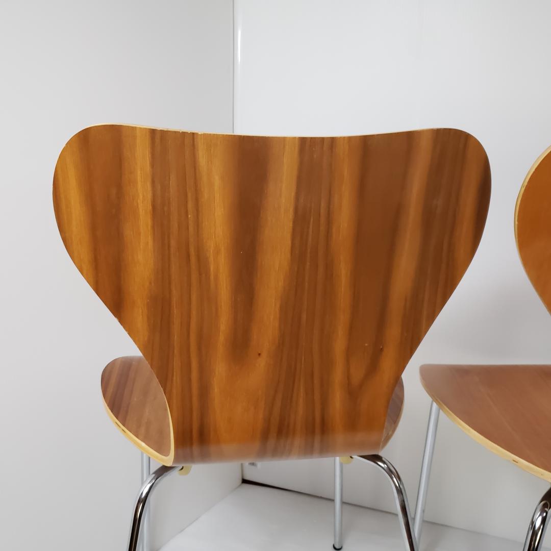 木製　ダイニングチェア　リプロダクト　ヤコブセン　セブンチェア風