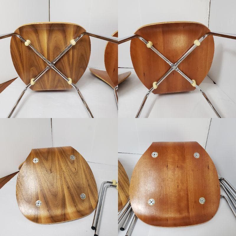 木製　ダイニングチェア　リプロダクト　ヤコブセン　セブンチェア風