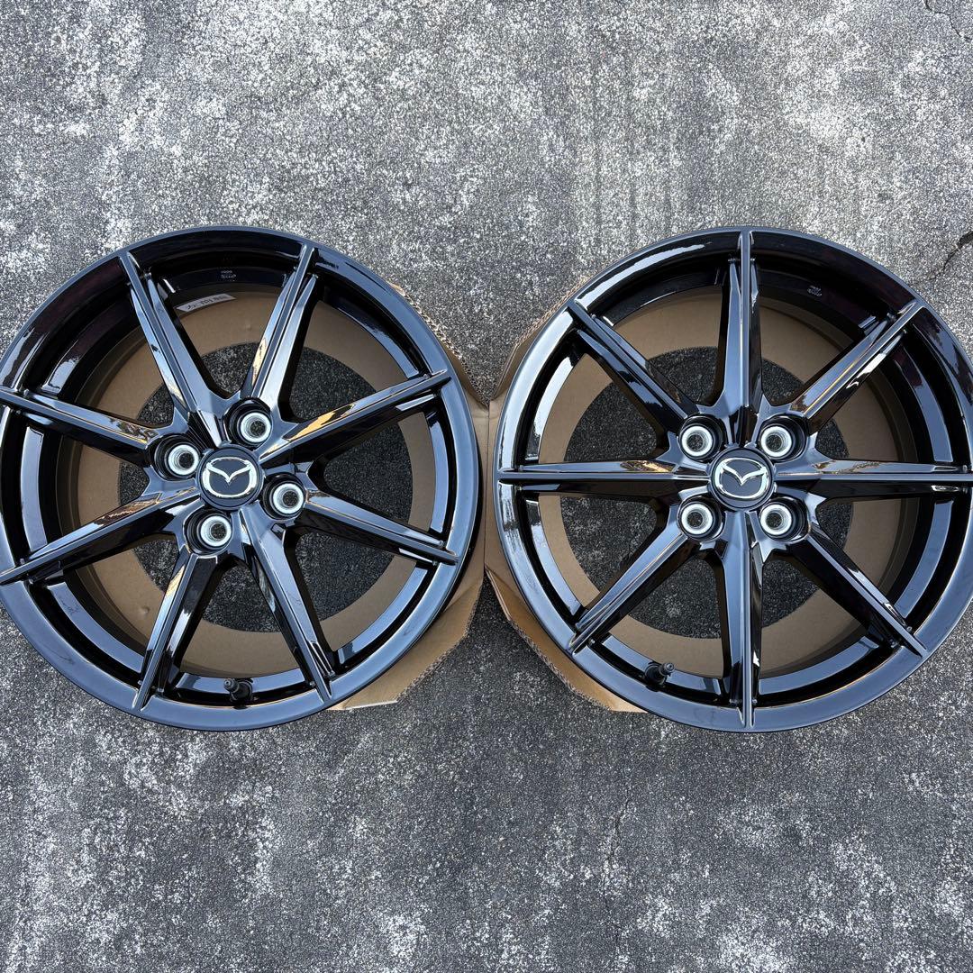 【USED】ロードスターND5RE 純正16㌅ホイール ブラックメタリック 2本